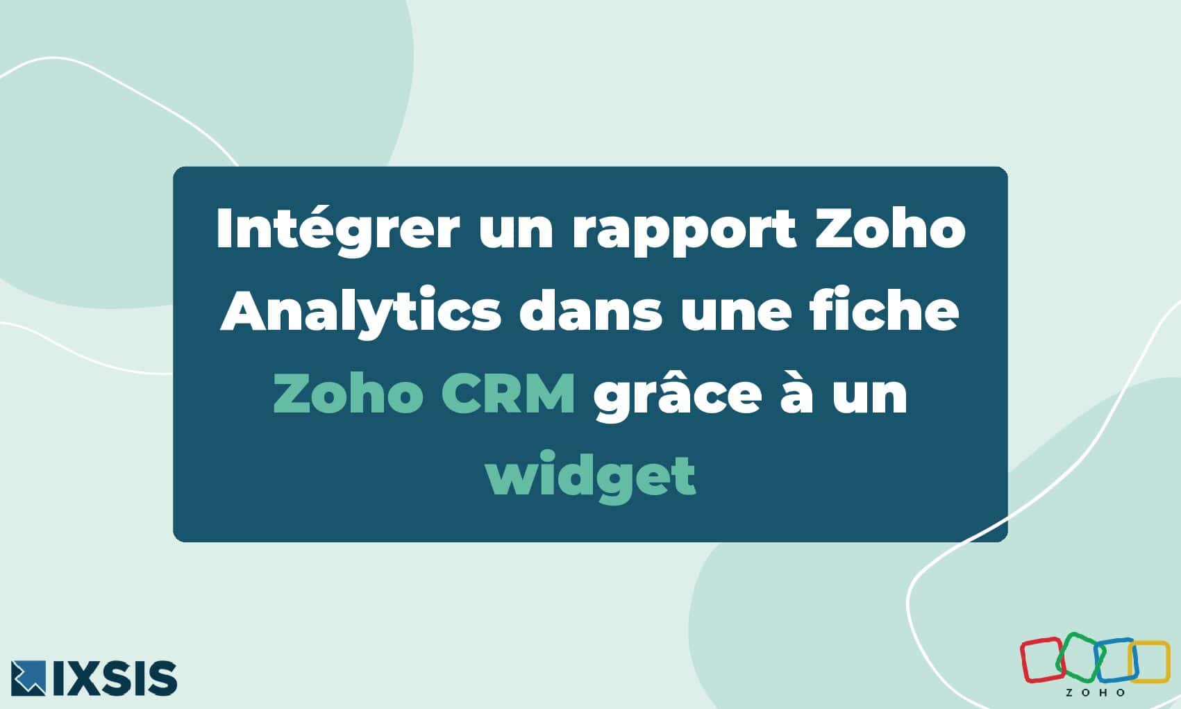 Rapport Zoho Analytics